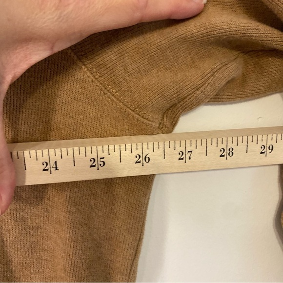 Men's Lands End Brown Pull Over Quarter Zip Sweater Size XL Business Casual - Picture 12 of 14